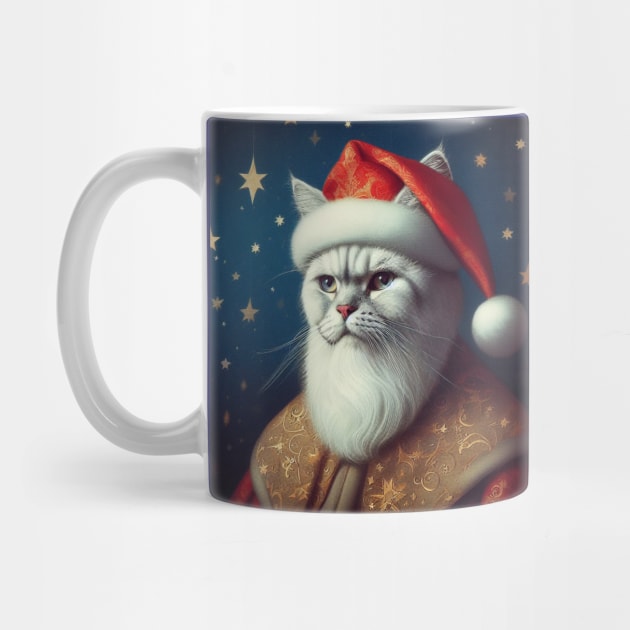 Santa Cat by PetitMuseau